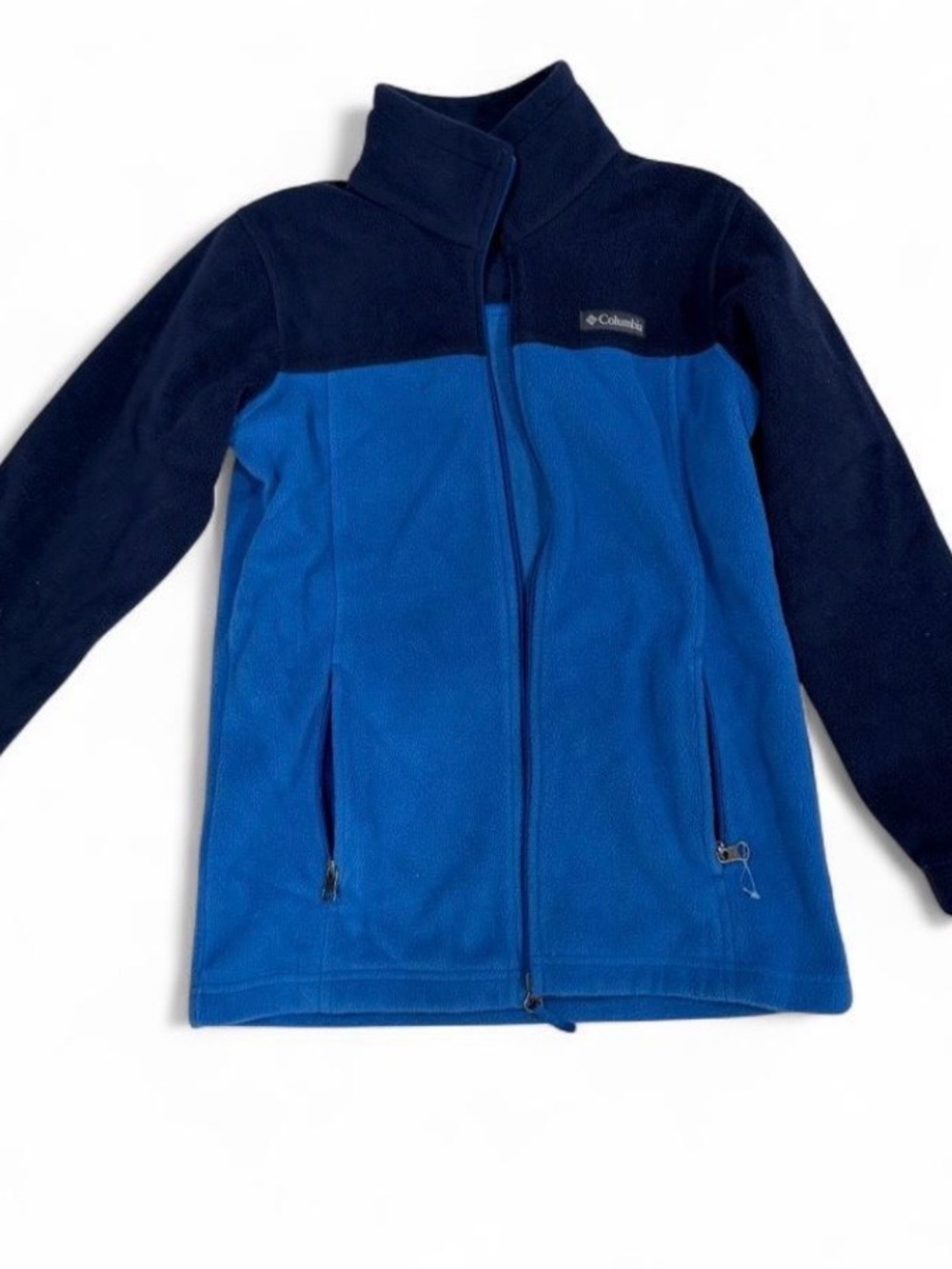 Columbia Navy and Bright Blue Fleece Jacket